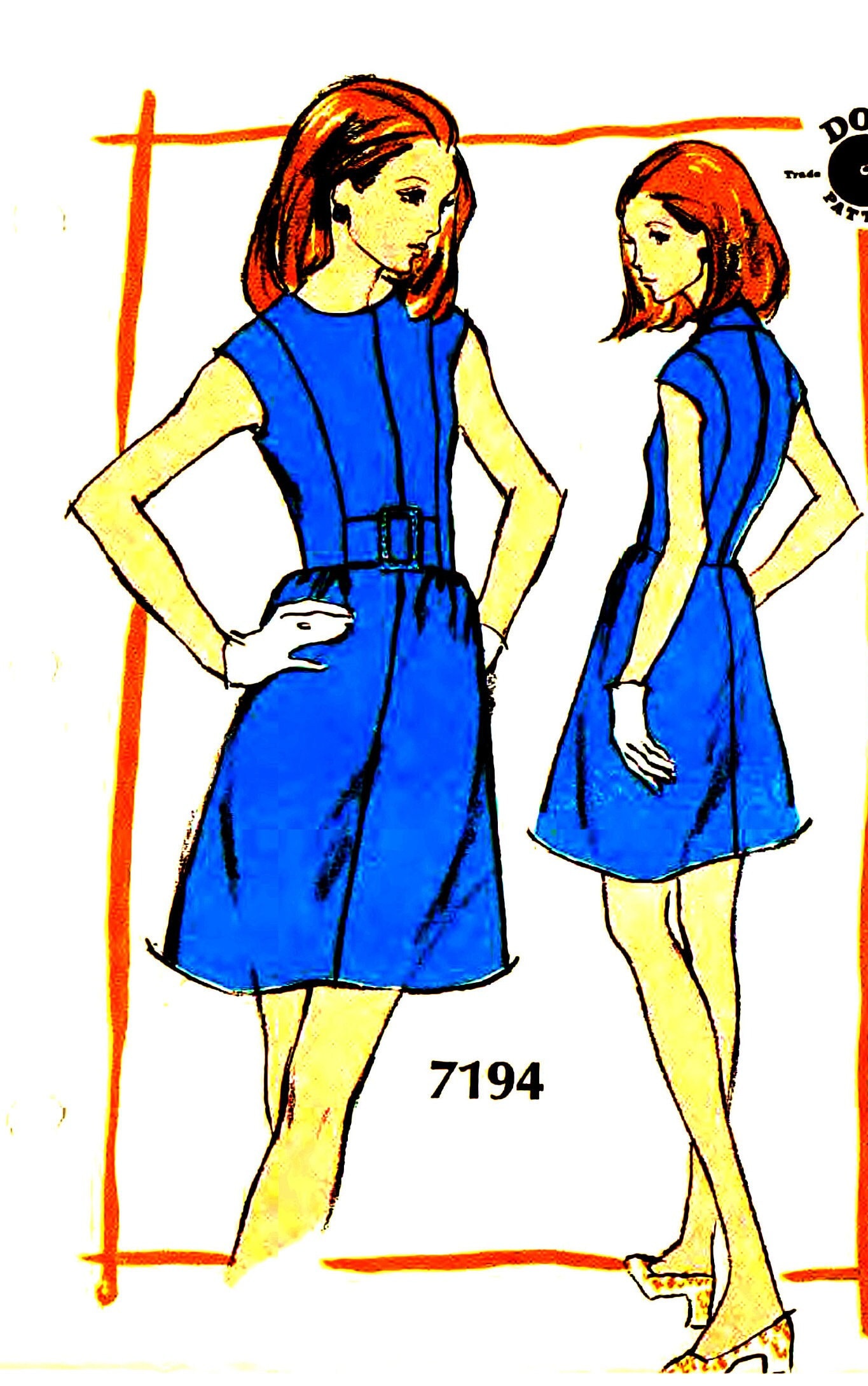 107 Vintage Sewing Patterns 1960s Retro Sewing Patterns All Etsy