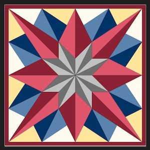 Digital Quilt Block Patterns | Quilt Patterns PDF | Paper Pieced Quilt Patterns | 3d Quilt Pattern PDF| Modern Patchwork