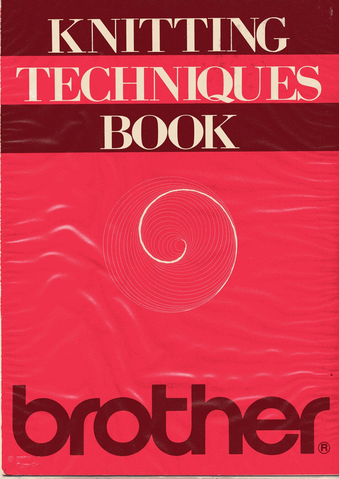Brother Knitting Techniques , Knitting Machine Tutorial Book, Knitting