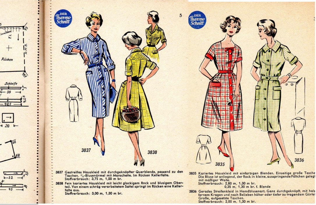 All Size Pattern 1950s Sewing Patterns: 66 All Sizes, Pattern Drafting System (PDF) - Etsy