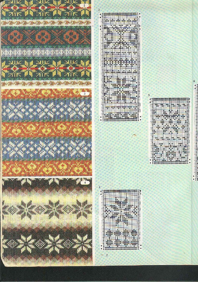 Machine Knitting Punch Card Pattern Library (PDF Download) - Etsy