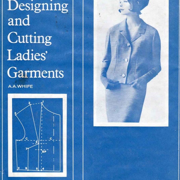 Vintage Sewing  Book, Sewing Patterns Drafting Dressmaking, Fitting and Pattern Alteration, ebook PDF Download, 137 Pages