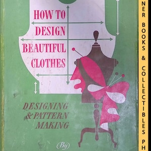 Vintage Sewing  Book, Designing & Pattern Making, Dressmaking Book, ebook PDF Download, 320 Pages