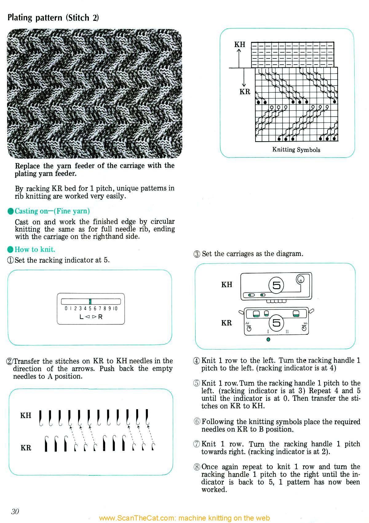 Brother Ribber Knitting Machine Techniques Tutorial (PDF Download) - Etsy