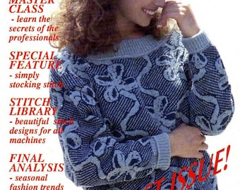 Magazine de tricot de mode Brother : motifs Fair Isle (téléchargement PDF)