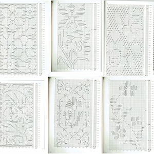 50 Mylars Patterns  for Knitting Machine, Punchcard Patterns, Knitting Machine , Lace Patterns, ebook PDF Download, 76 pages