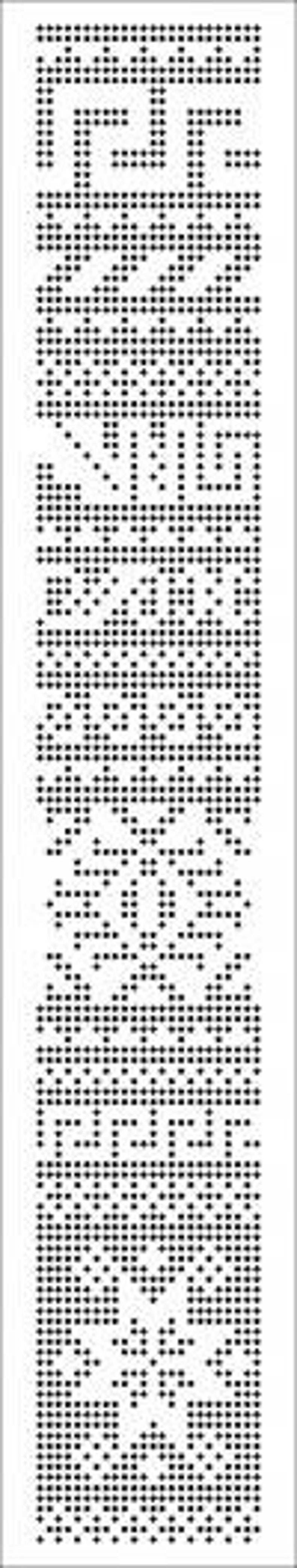 Knitting Machine Punch Card Patterns: 21 Jacquard Designs (PDF Download