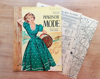 5/1953 Praktische Mode, Vintage Fashion Magazine 1950s, Vintage Sewing Patterns, 1950s German Old Fashion Magazine