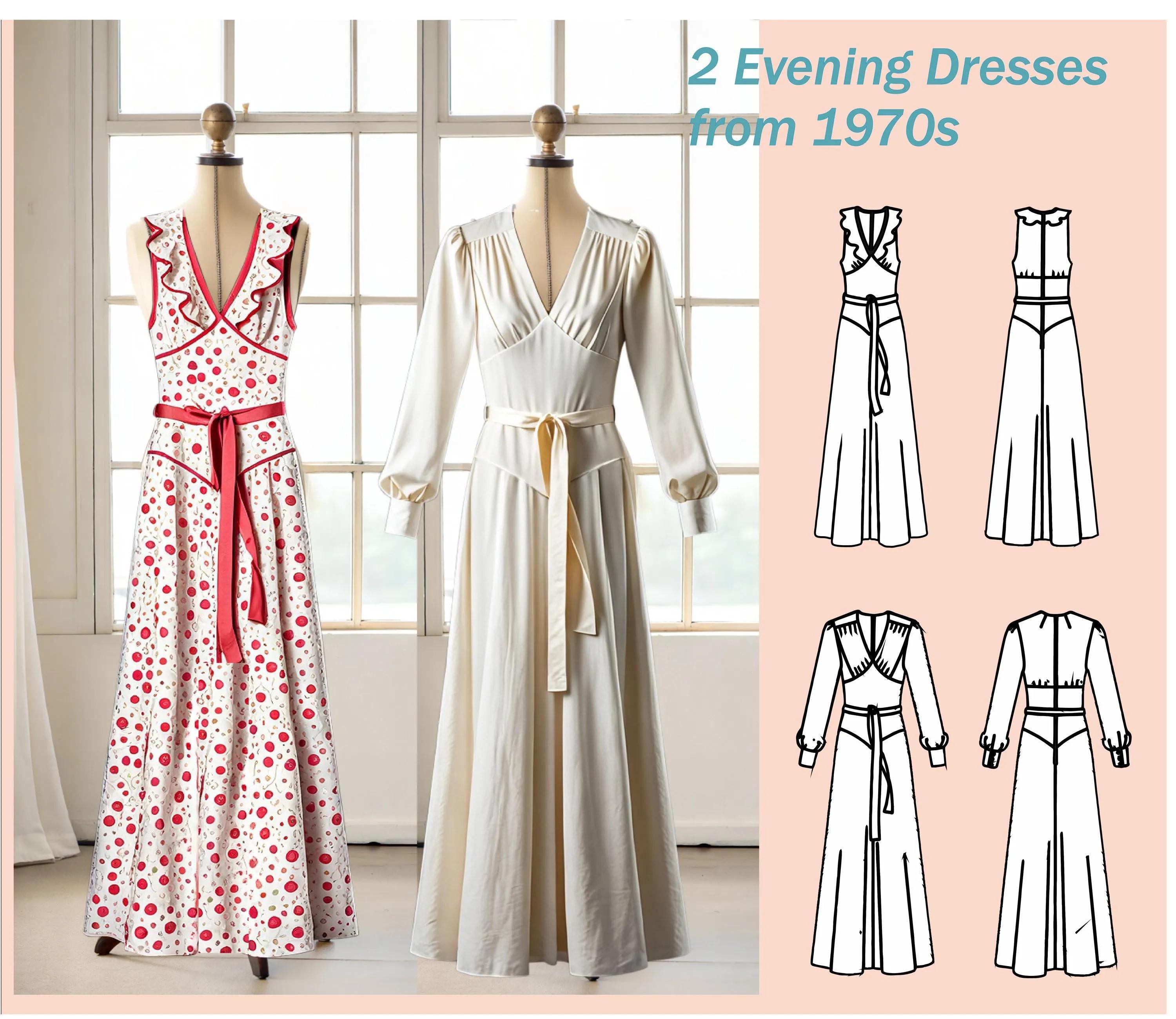 70s evening dress - Etsy 日本