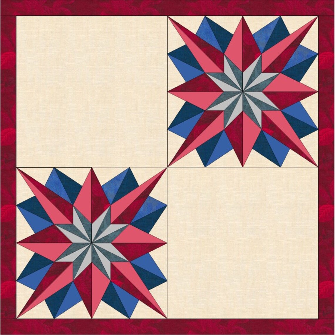Digital Quilt Block Patterns Quilt Patterns PDF Paper Pieced Quilt ...
