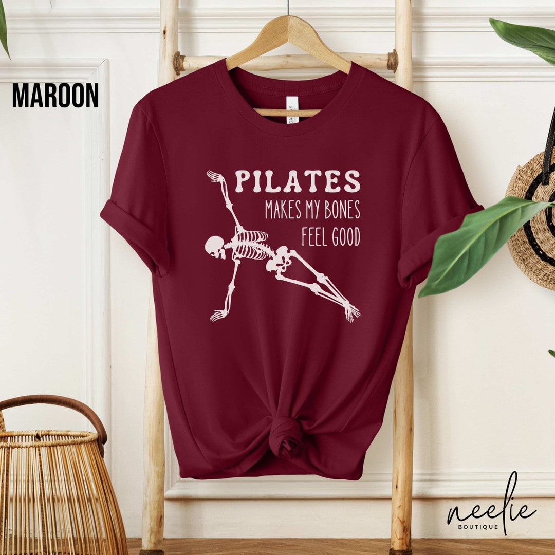 CQF Damen Pilates Shirt - Sportliches T-Shirt Für Yoga & Fitness