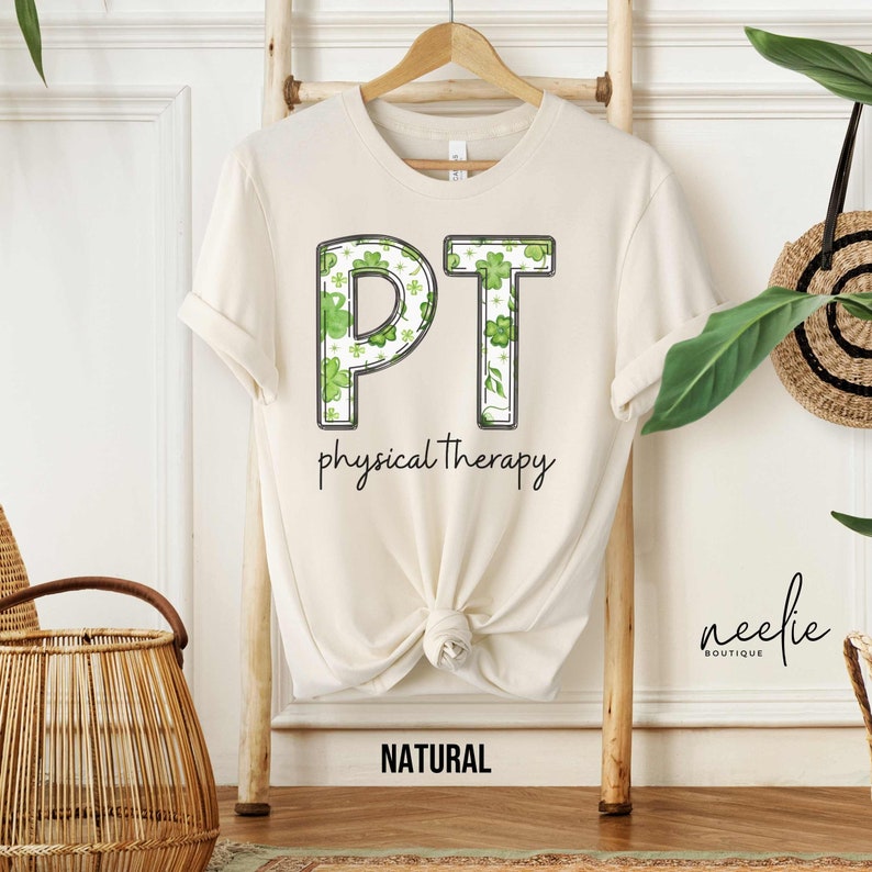 PT Physical Therapy St. Patrick's Day T-shirt, Physical Therapist ...