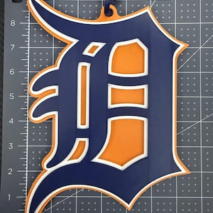 3D Printed Detroit D Oversized Chain