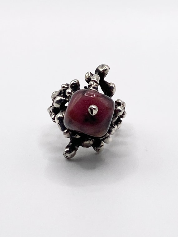 One of a kind Rhodochrosite ring - image 2