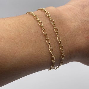 Double GF Figure 8 Chain Bracelet• Layered Bracelet