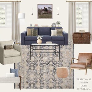 Premium Interior Design Package For Bedroom, Living Room, Office, or Other Larger Space image 6