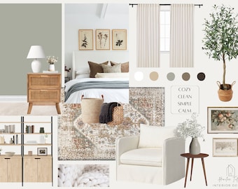Custom Interior Design Package For Bedroom, Living Room, Office, or Other Large Spaces