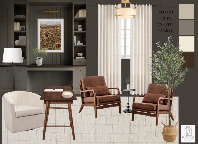 Premium Interior Design Package For Bedroom, Living Room, Office, or Other Larger Space image 3