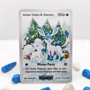 Christmas Day Pokemon Custom Card - Etsy