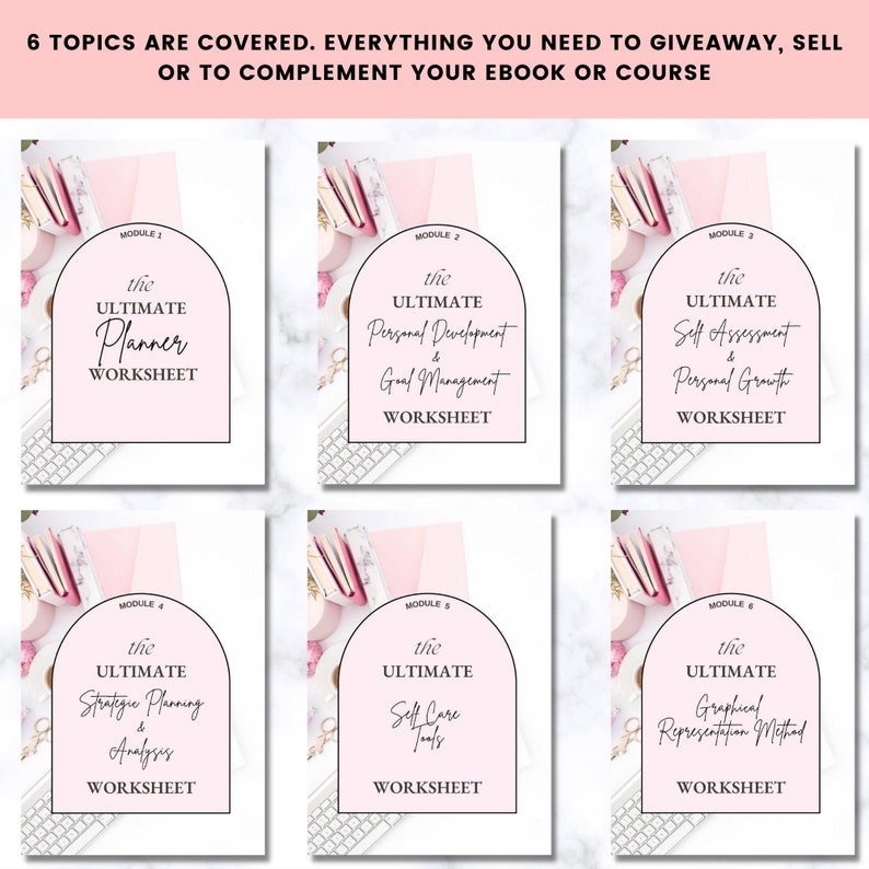 Coaching Worksheet Canva Template Bundle | Life Coach Workbook Tools ...