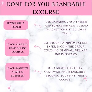 Done for You Relationship Coaching Program | Brandable Workbook ...