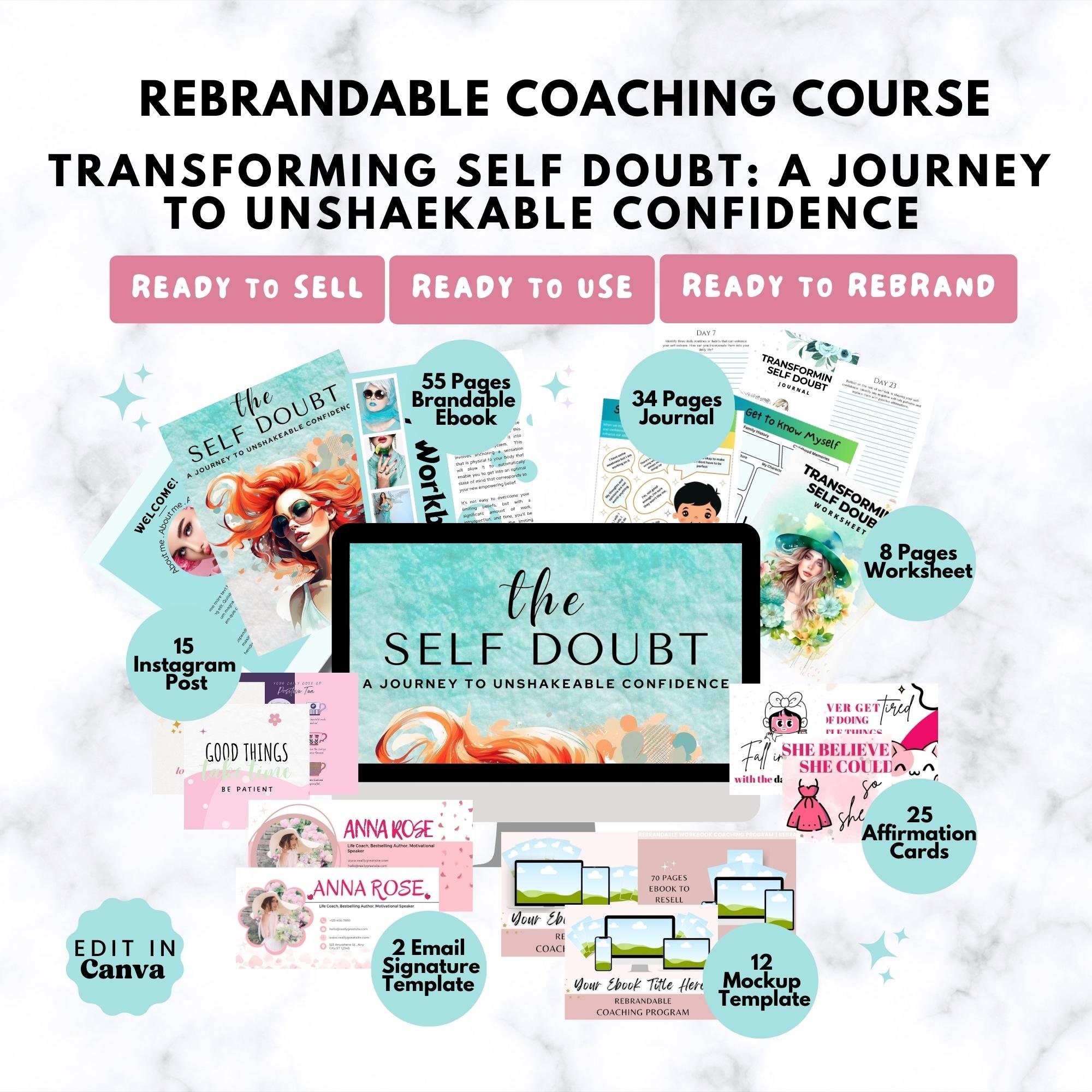 Done for You Transforming Self Doubt Ebook | PLR Guide for Confidence ...