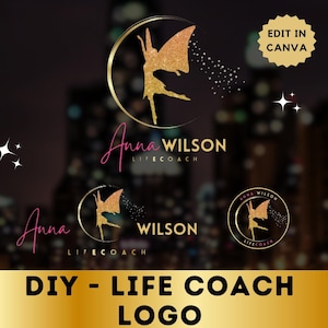 Life Coaching Logo | Healing Logo | DIY Logo | Logo Coaching Template | Health Coach Logo Template | Psychology Logo | Coaching Logo Design