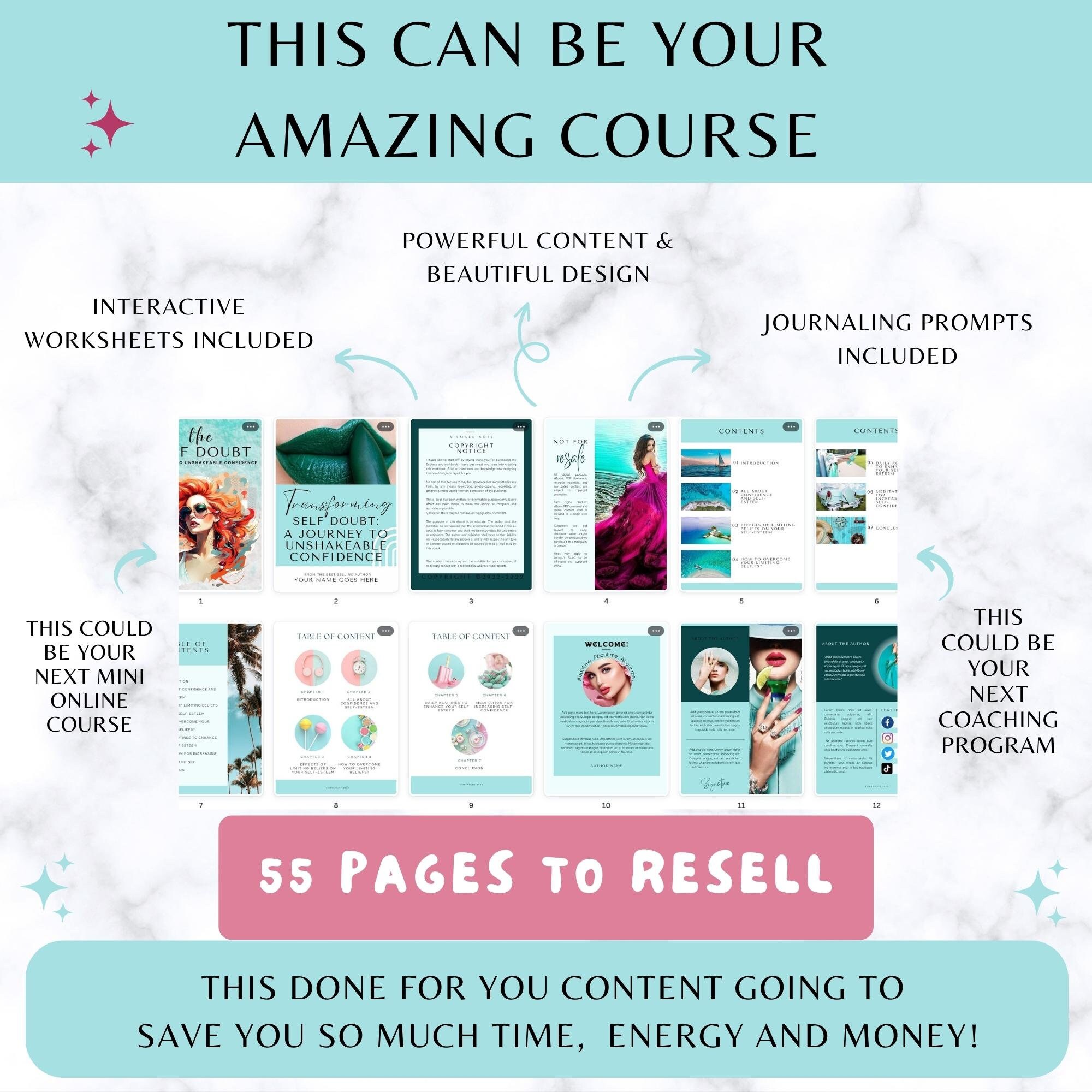 Done for You Transforming Self Doubt Ebook | PLR Guide for Confidence ...
