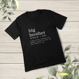 Big Brother T-Shirt, Big Brother Shirt, Pregnancy Announcement, Big Bro top, Big Bro Shirt, Big Brother Tee, Baby Announcement, Boys T-shirt