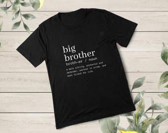 Big Brother T-shirt, Big Brother-tröja, graviditetsmeddelande, Big Bro-topp, Big Bro-tröja, Big Brother-tröja, babymeddelande, pojk-t-shirt