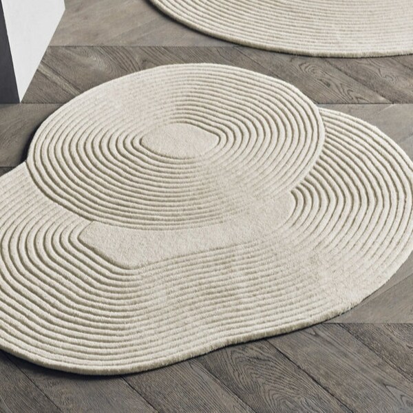 Low Pile off White Rug Etsy