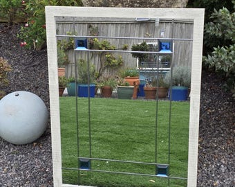 Hand Crafted Garden Mirror: Weather Resistant Patio Decor