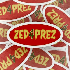 Anti Zed 4 Prez Sticker - Waterproof - Vinyl Sticker