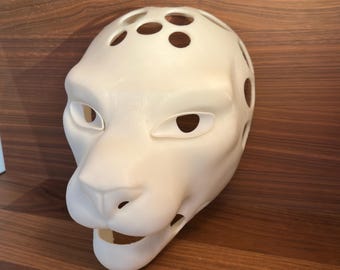 Cougar Fursuit Base High Quality ABS with RESIN Eyeblanks