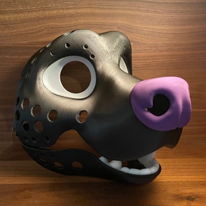 Hyena Fursuit head-base with movable jaw and eye lids Furry High Quality ABS