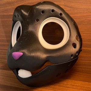 Bunny Fursuit head-base with movable jaw and eye lids Furry High Quality ABS