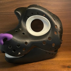 Cat Fursuit head-base with movable jaw and eye lids Furry High Quality ABS