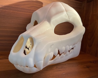 Exclusive Hypertoon Skulldog Fursuit and Cosplay Base / Mask High Quality ABS
