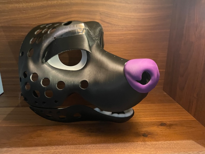 Hyena Fursuit Head-base With Movable Jaw and Eye Lids Furry High ...