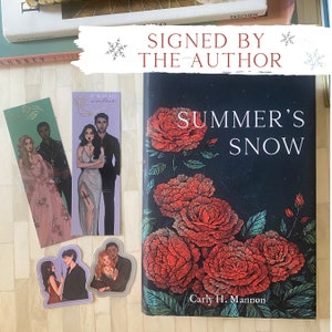 Summer&#39;s Snow By Carly H. Mannon - Signed Hardcover - SHIPS 2-3 WEEKS