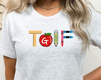 TGIF Shirt, Teacher's Shirt, Thank God it's Friday, School Shirt, Gift for Teacher, Teacher Gift, Funny Teacher Tee, Fri-Yay T-Shirt