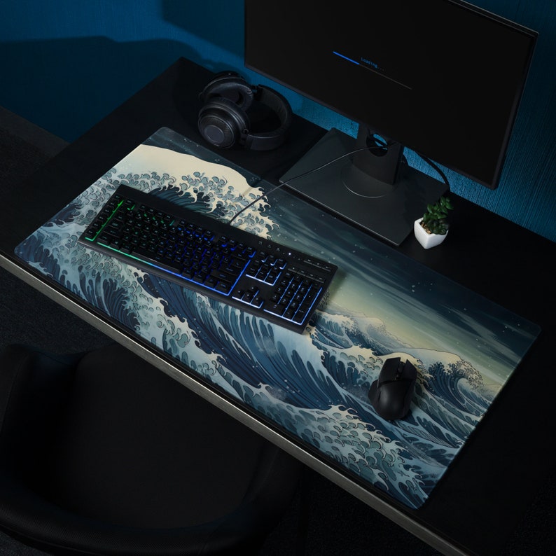 Japanese Desk Mat Ocean Waves XXL Mousepad Dark Sea Large Desks Pad japanese-desk-mat-ocean-waves-xxl-mousepad-dark-sea-large-desks-pad