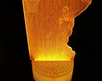 3d Night Light Basketball