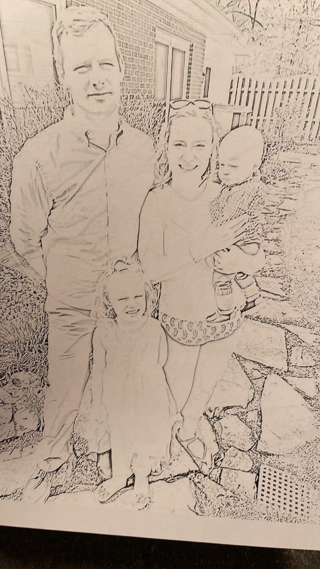Family Photo Coloring Book - Etsy
