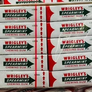 Wrigley's Spearmint Chewing Gum 20 pieces ORGINAL image 1