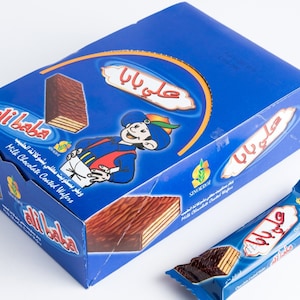 Fresh Ali-Baba chocolate wafers 24 pieces (Palestine Origin), شوكلاتة علي بابا الشهيرة