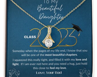 To My Beautiful Daughter, Graduation 2024,  Class 2024, Gift for her, gift from dad