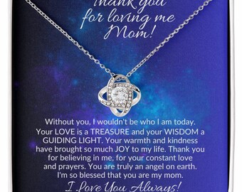 Thank you for loving me mom! Mother's Day Gift,