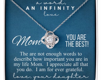 Happy Mothers Day - A word, an infinity love - Mom you are the best - Love knot
