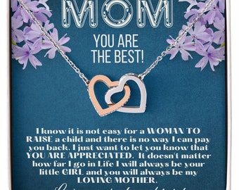 Happy Mothers Day Mom you are the best!  - Interlocking hearts - I know it is not easy